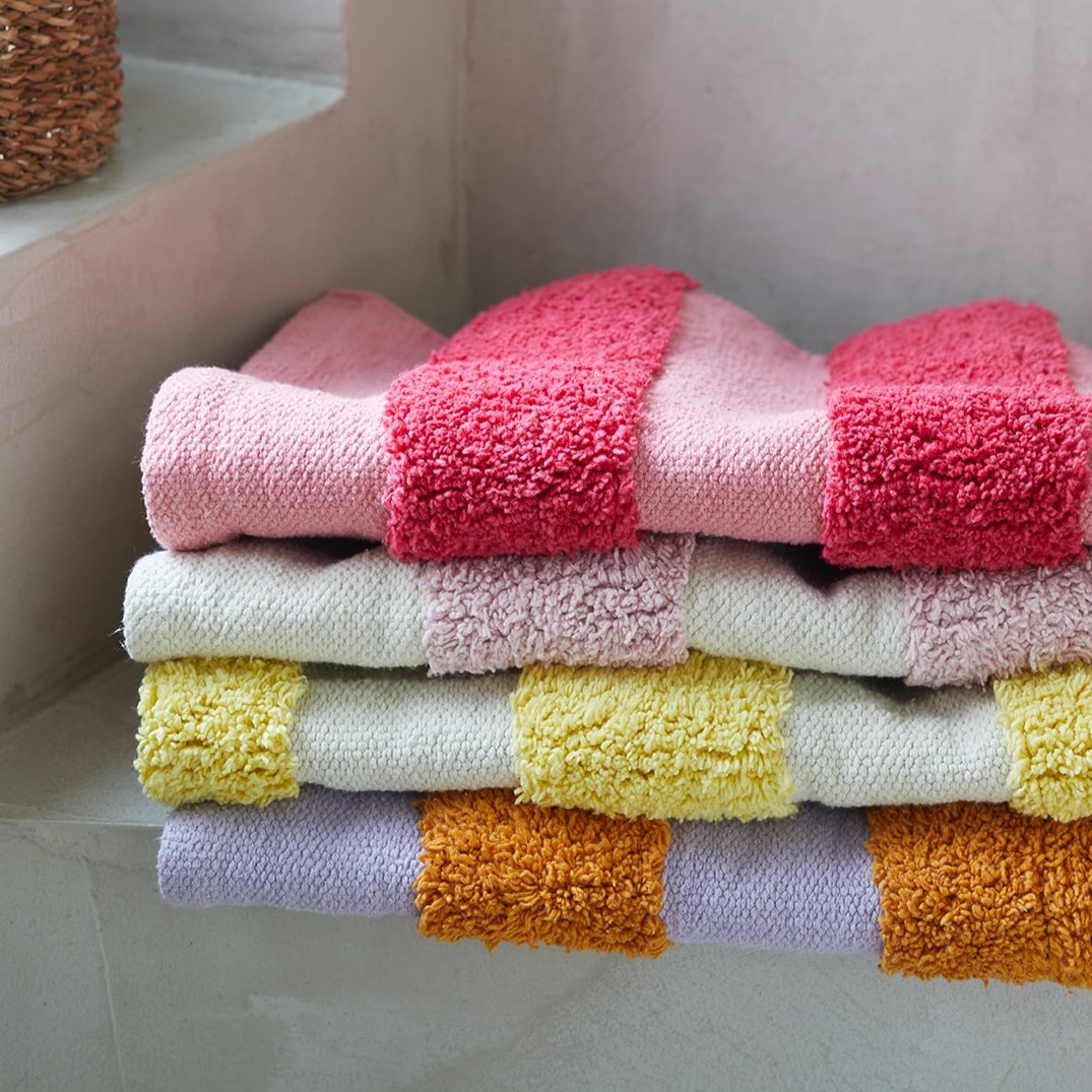 Baumwollteppich SUGAR, Himbeer/Rosa, oekotex, 60x90cm