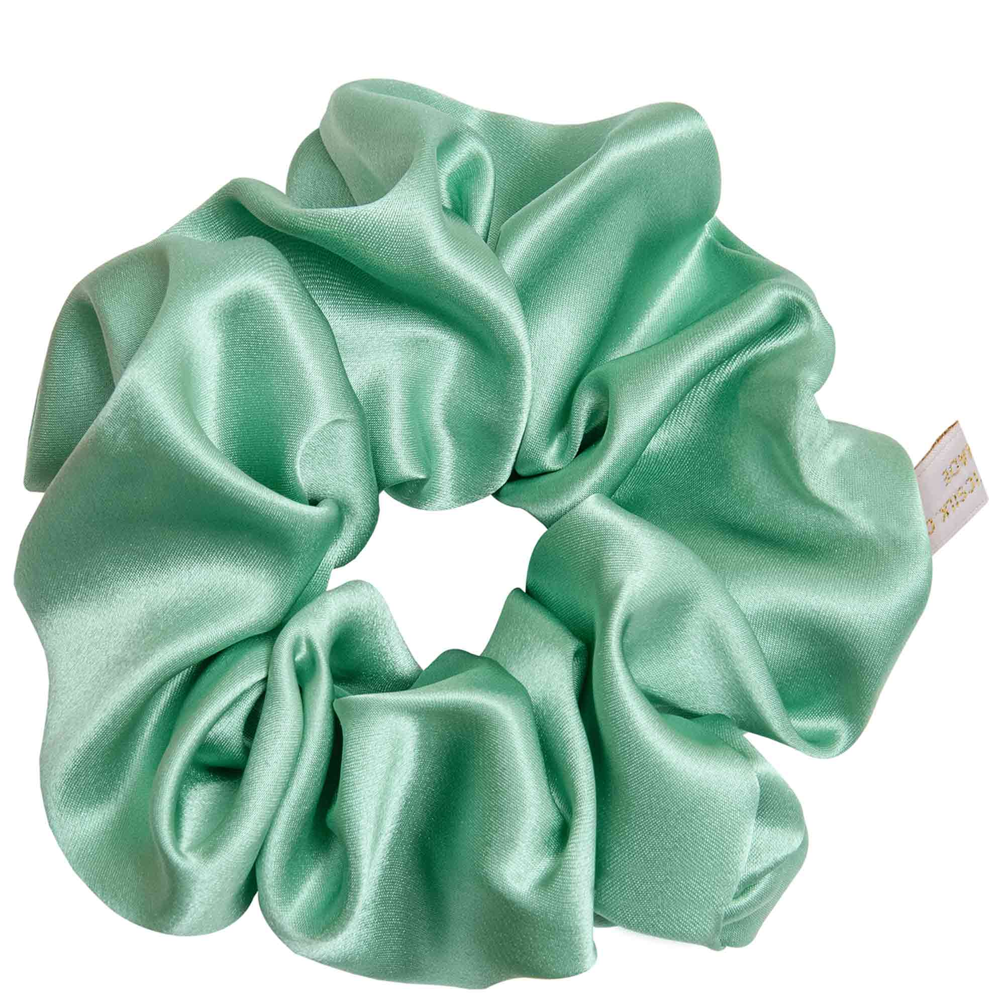 PURE  SILK SCRUNCHIE Jade