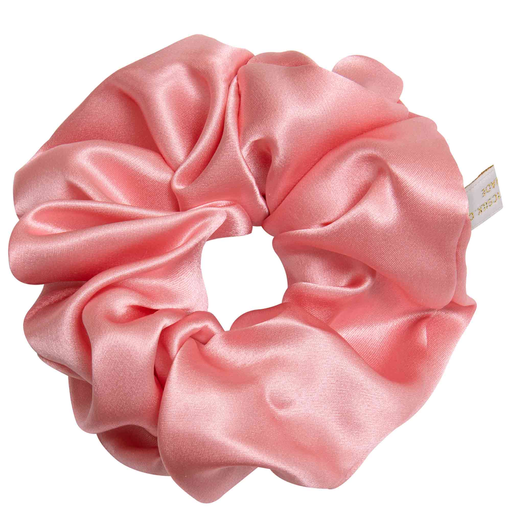 PURE  SILK SCRUNCHIE rose