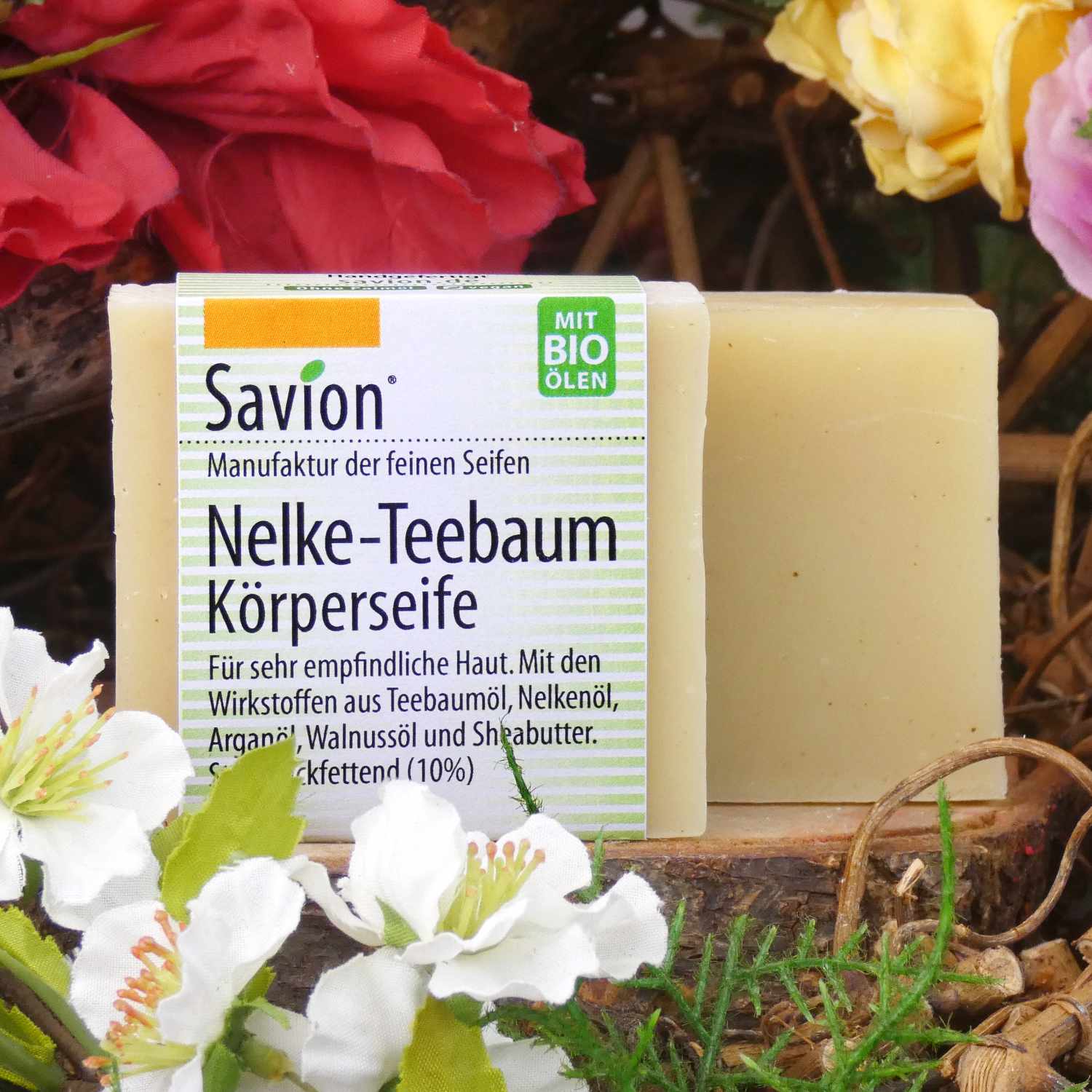 Körperseife Nelke-Teebaum, 80g