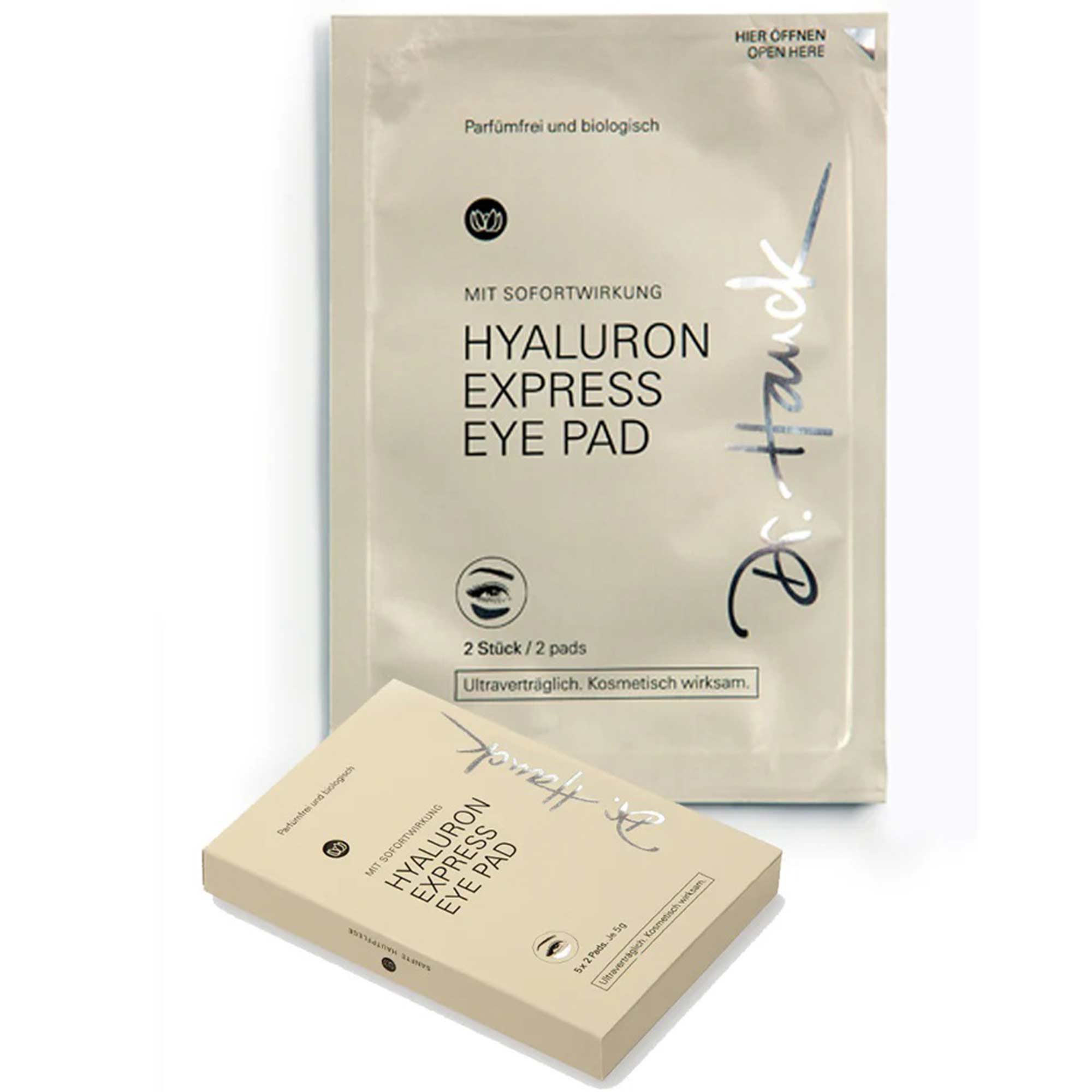 Hyaluron Express Eye Pad, 5x2 Stück