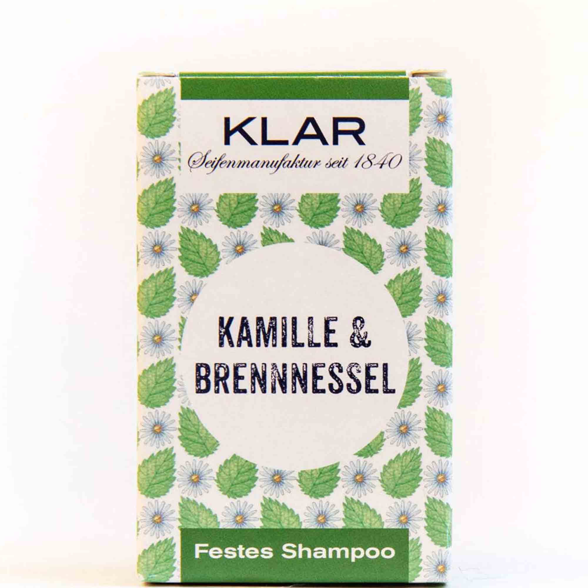 Festes Shampoo Kamille & Brennessel 100g