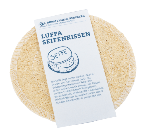 Luffa-Seifenkissen, rund