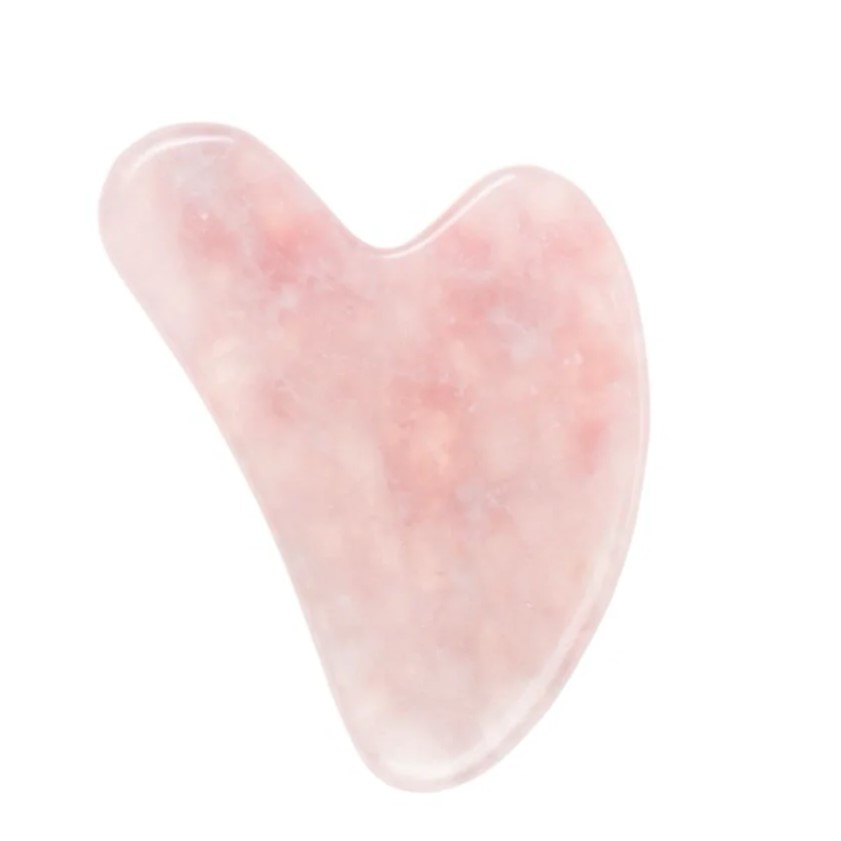 Gua Sha Herz Rosenquarz
