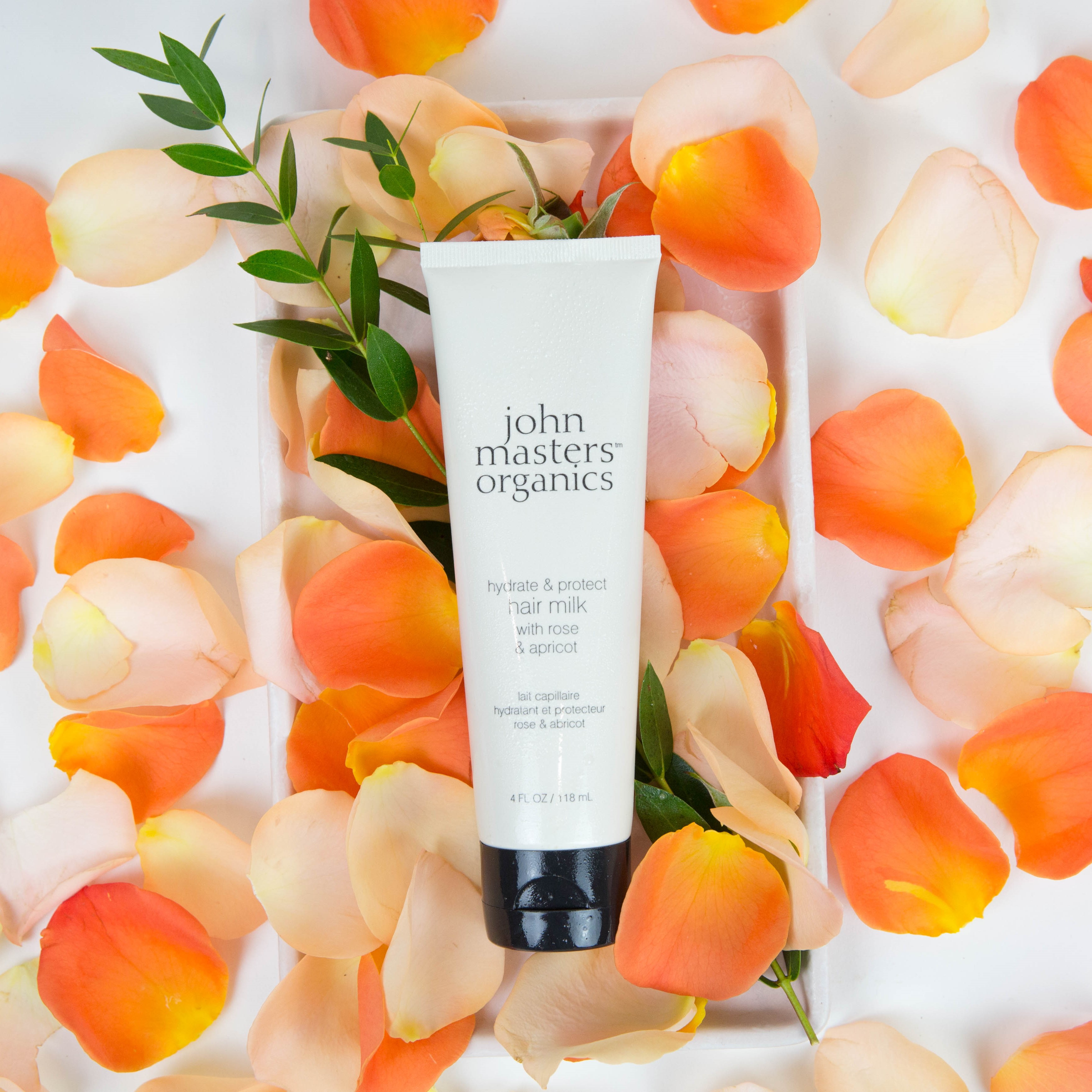 Hydrate & Protect Hair Milk with Rose & Apricot 118ml