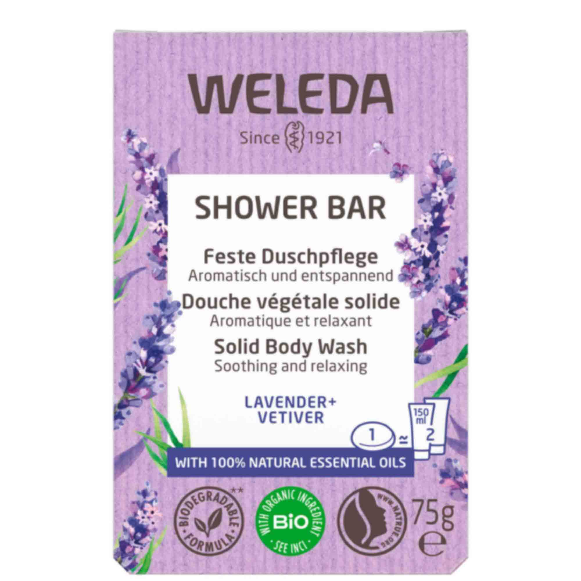 Shower Bar Lavender Vetiver, 75 g