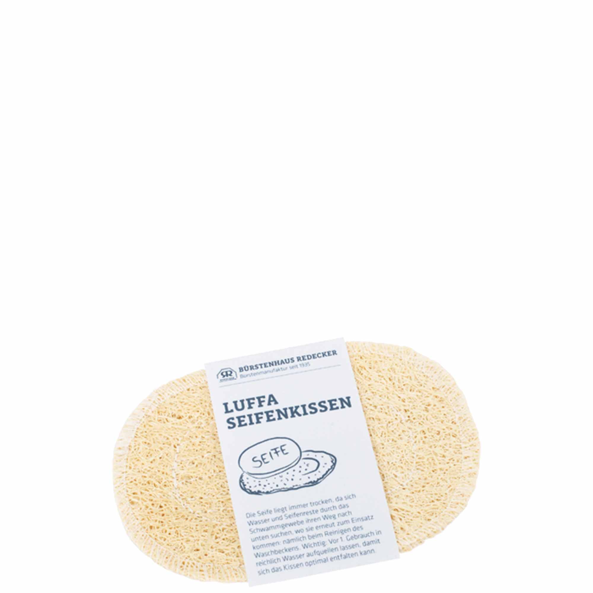 Luffa-Seifenkissen, oval