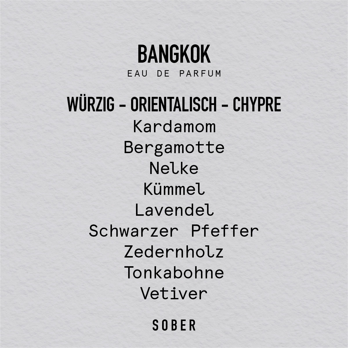 BANGKOK Eau de Parfum, 50 ml