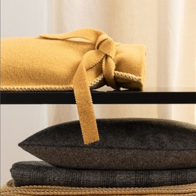 Wärmflasche Merino/Alpaka Mais