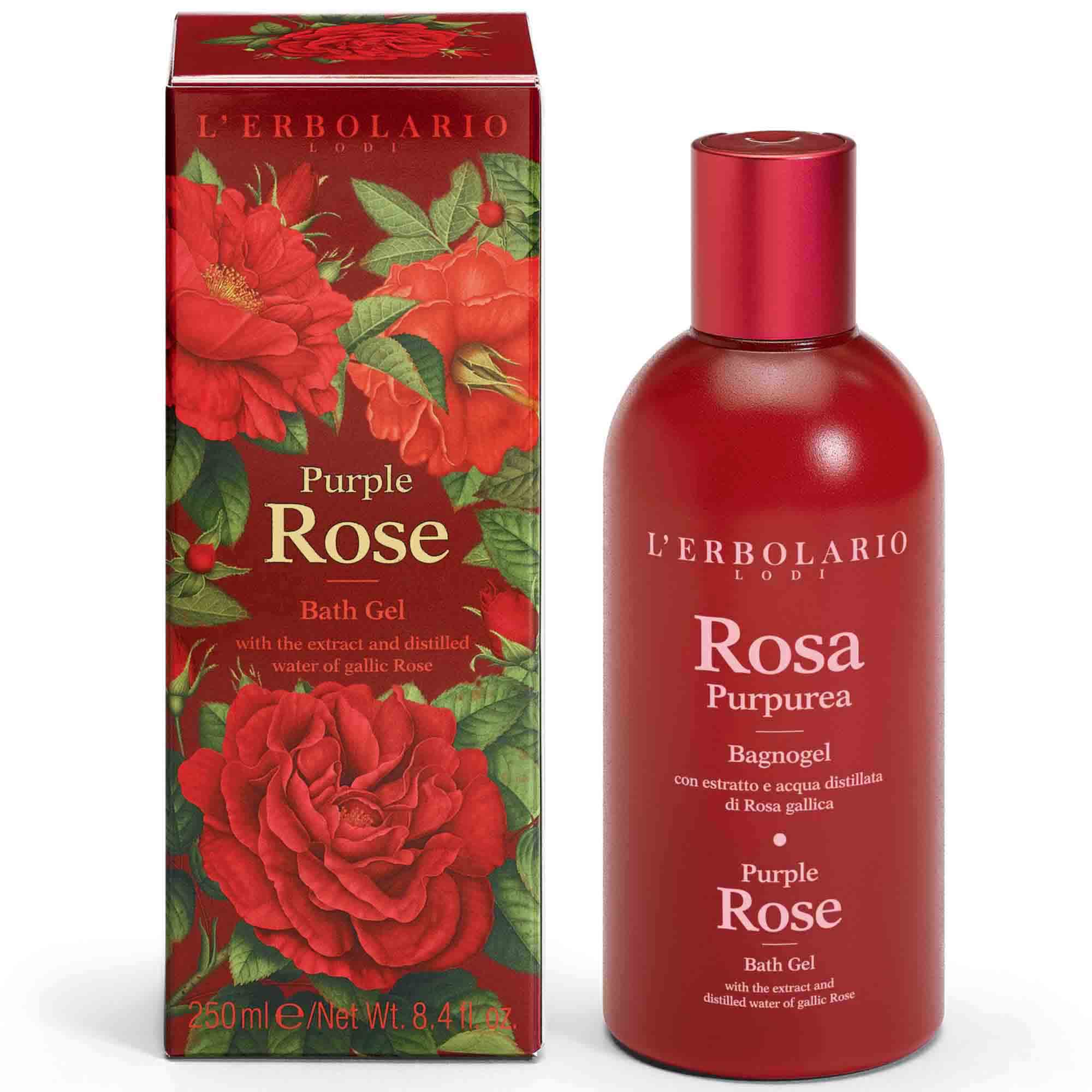 Rosa Purpurea Dusch- und Badegel, 250 ml