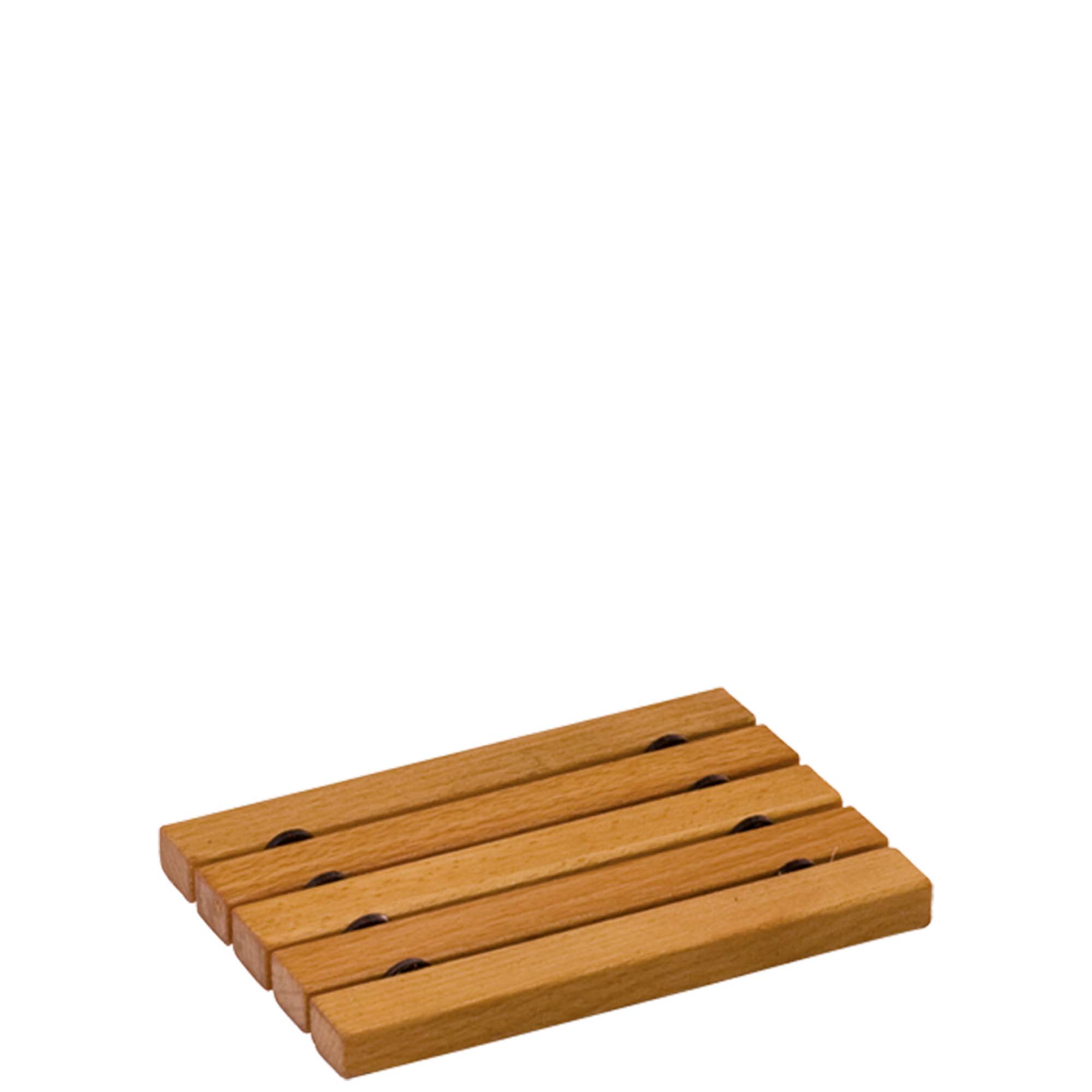 Seifenunterlage,eckige Buchenstäbe