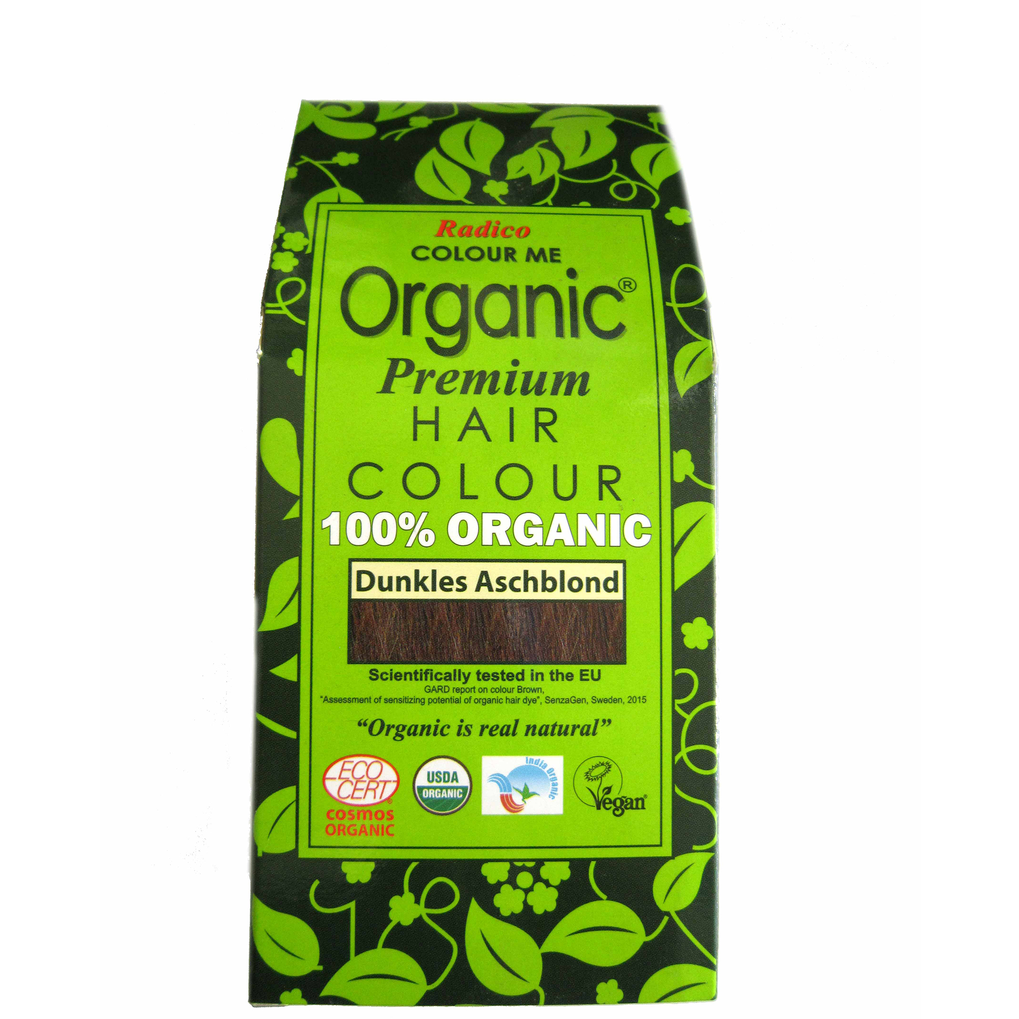 Pflanzenhaarfarbe Dunkles Aschblond, 100g