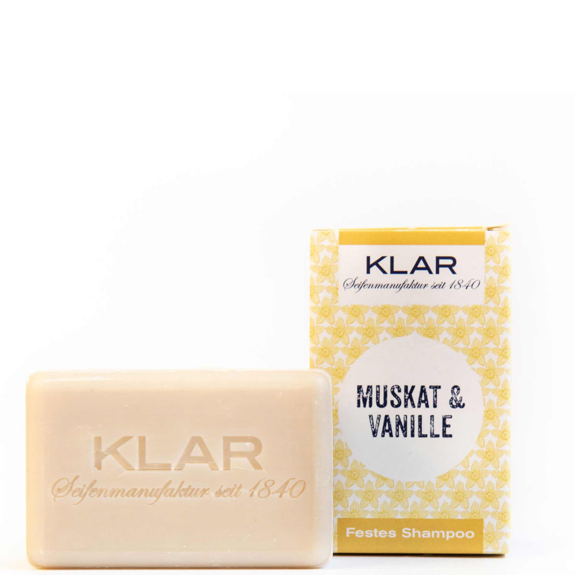 Festes Shampoo Muskat & Vanille 100g