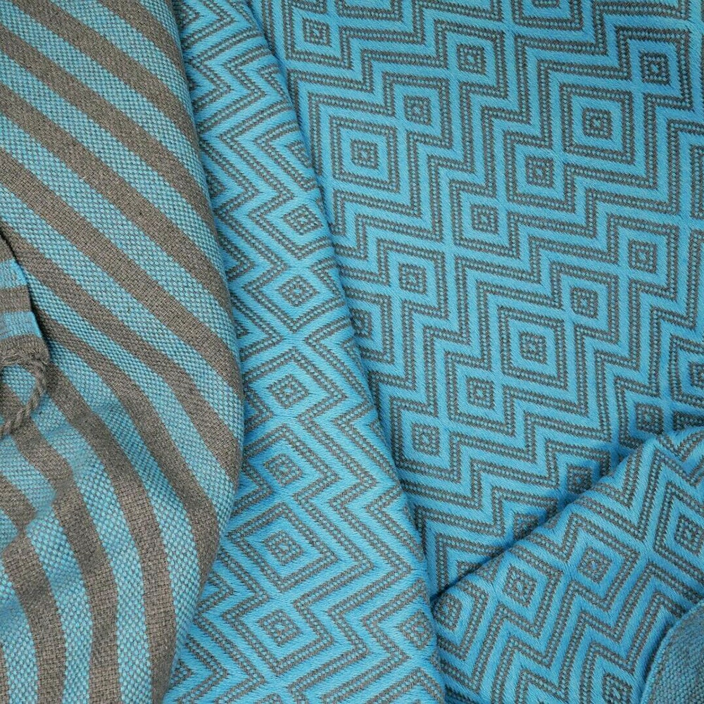 Hamam Badetuch Kelim Lux türkis