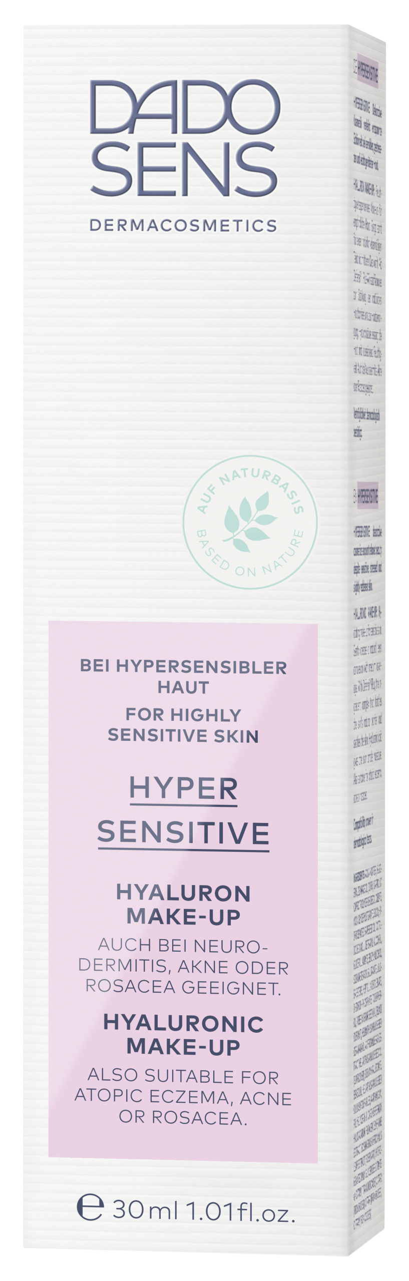 HYPERSENSITIVE Hyaluron MAKE-UP beige, 30 ml