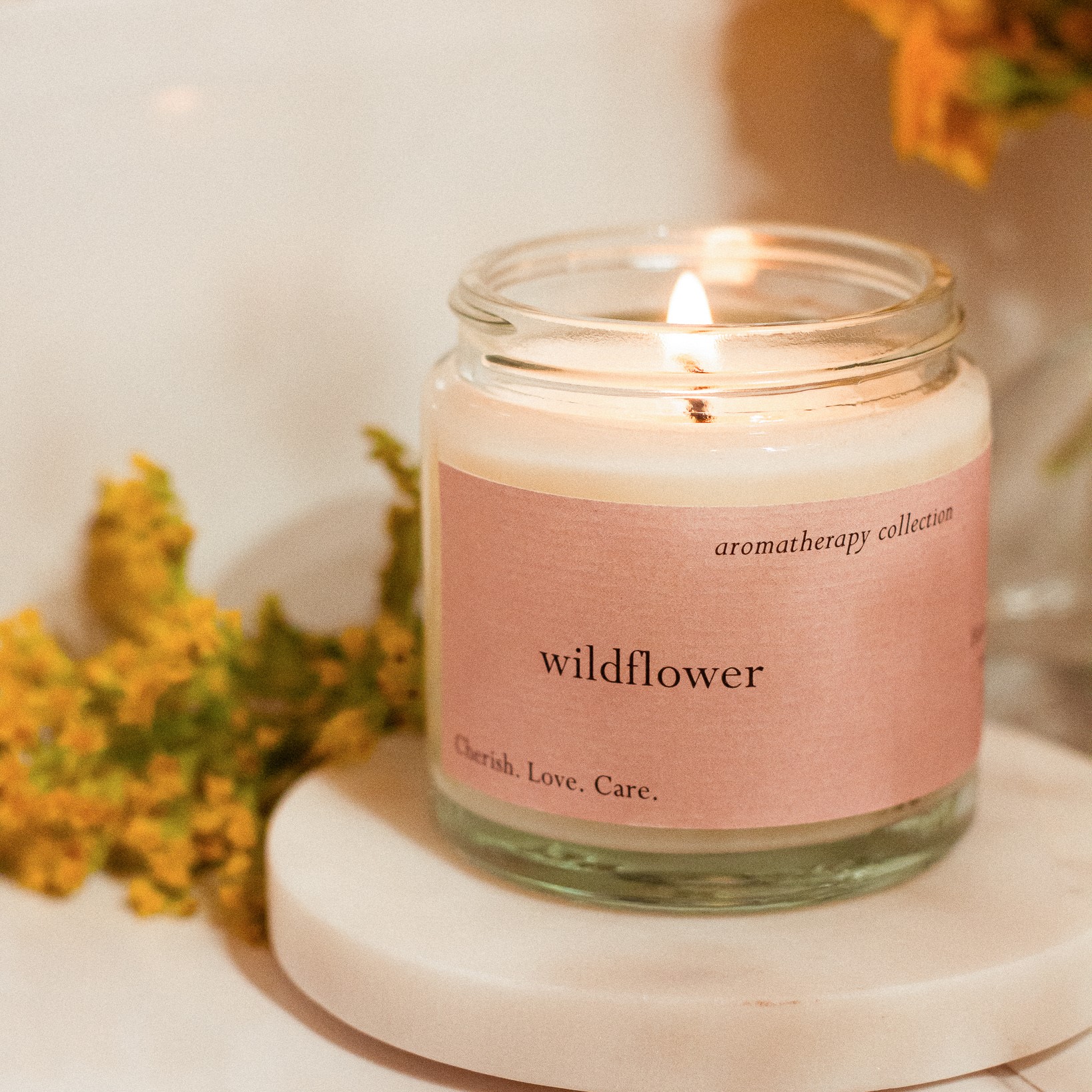 Aromakerze Wildflower