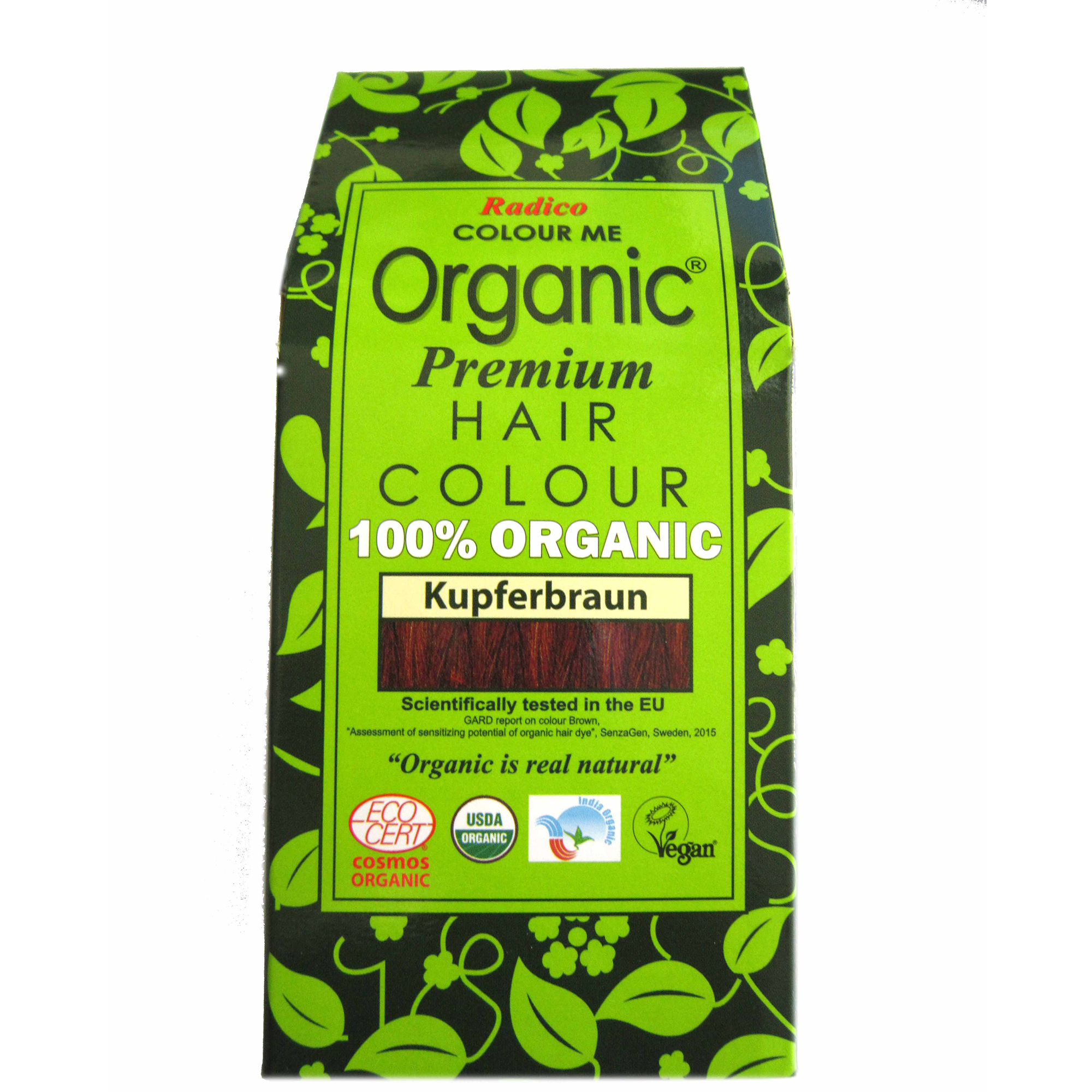 Pflanzenhaarfarbe Kupferbraun, 100g