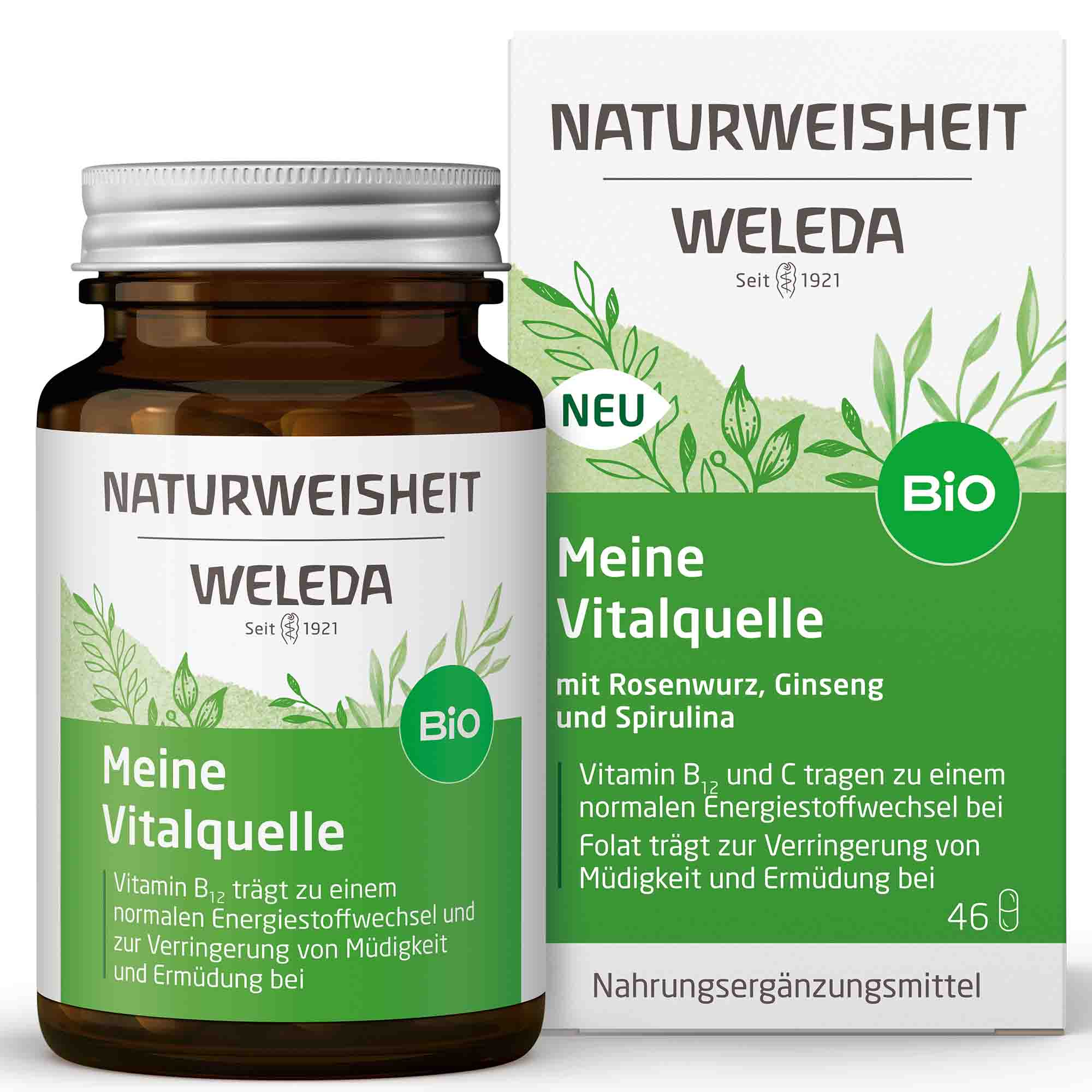 NATURWEISHEIT Meine Vitalquelle, 46 Kapseln