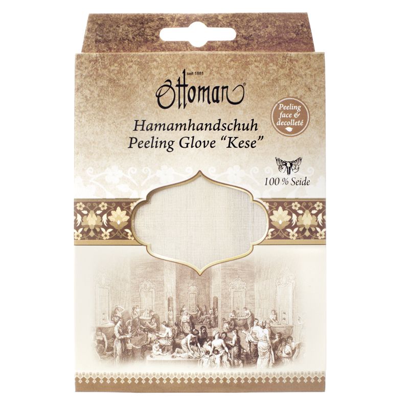 Hamam Peelinghandschuh Kese 100% Kokonseide