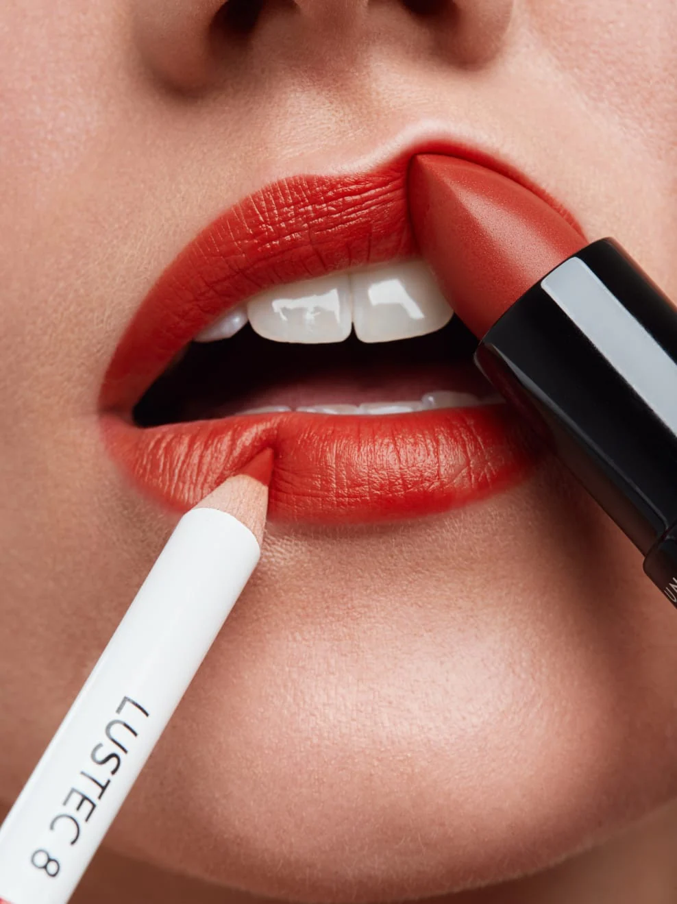 LUSTEC Correcting Lipliner Orange Red 08