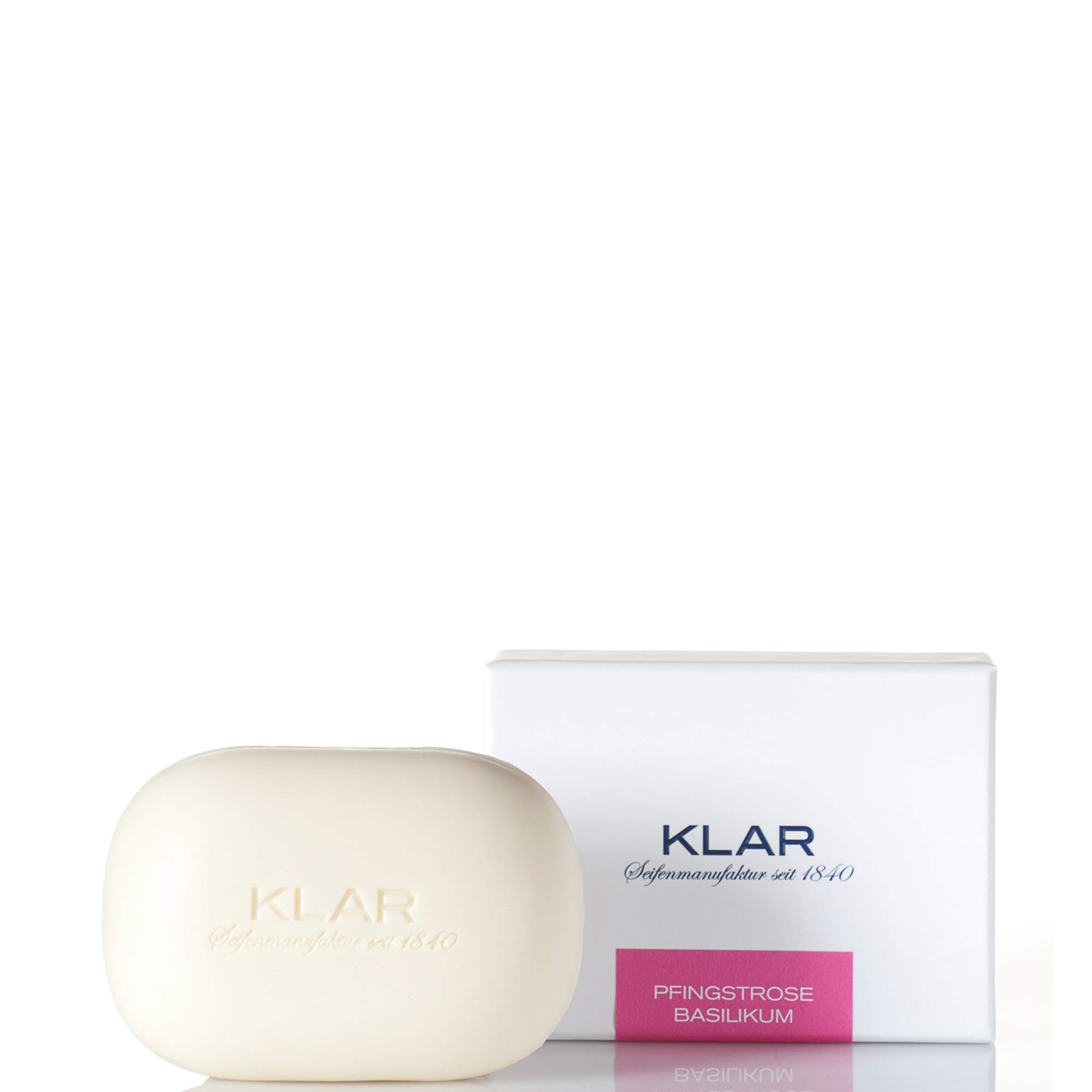 Exklusivseife Pfingstrose & Basilikum (palmölfrei) 100g