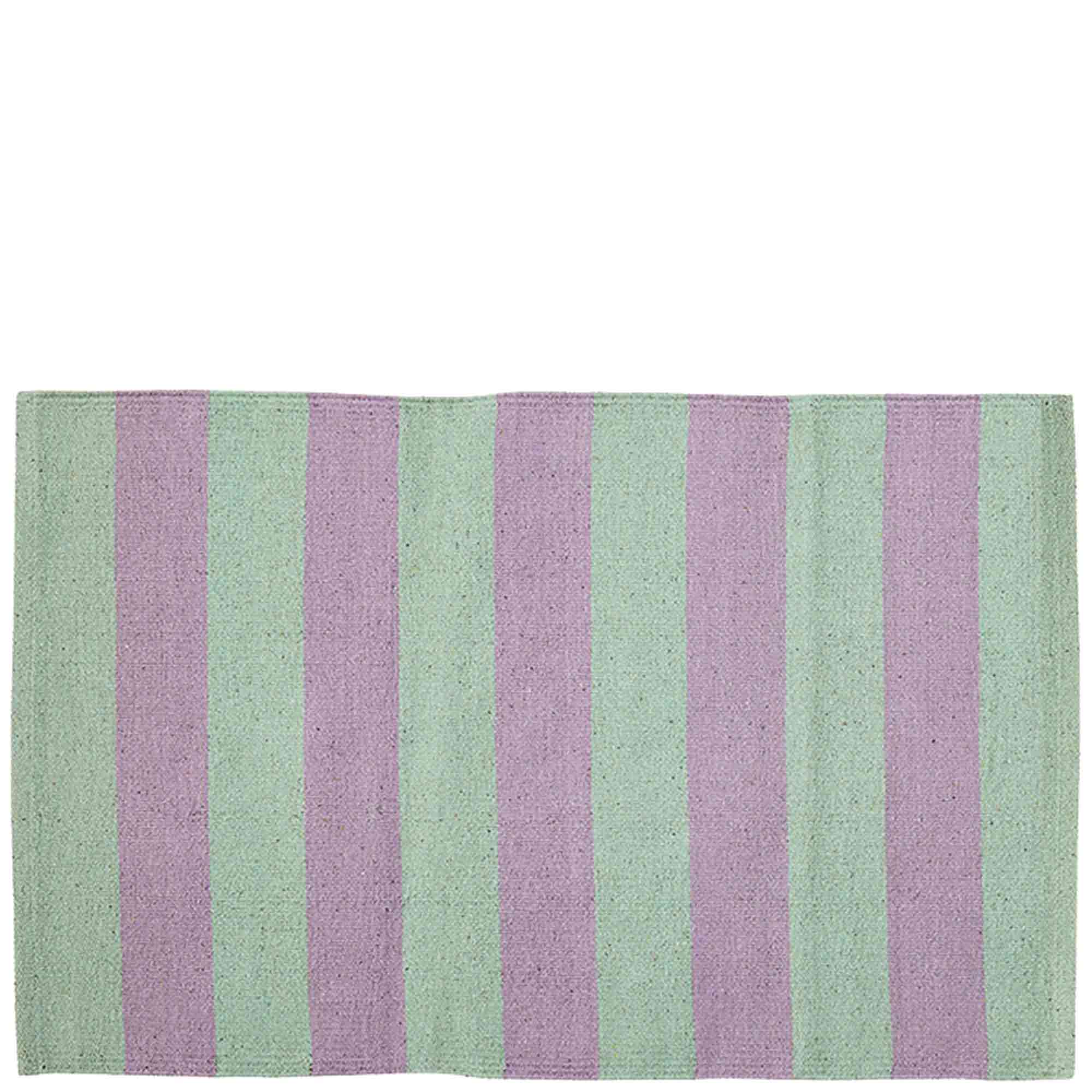 Badematte SIESTA, lilac/mint, recycled, 60x90cm