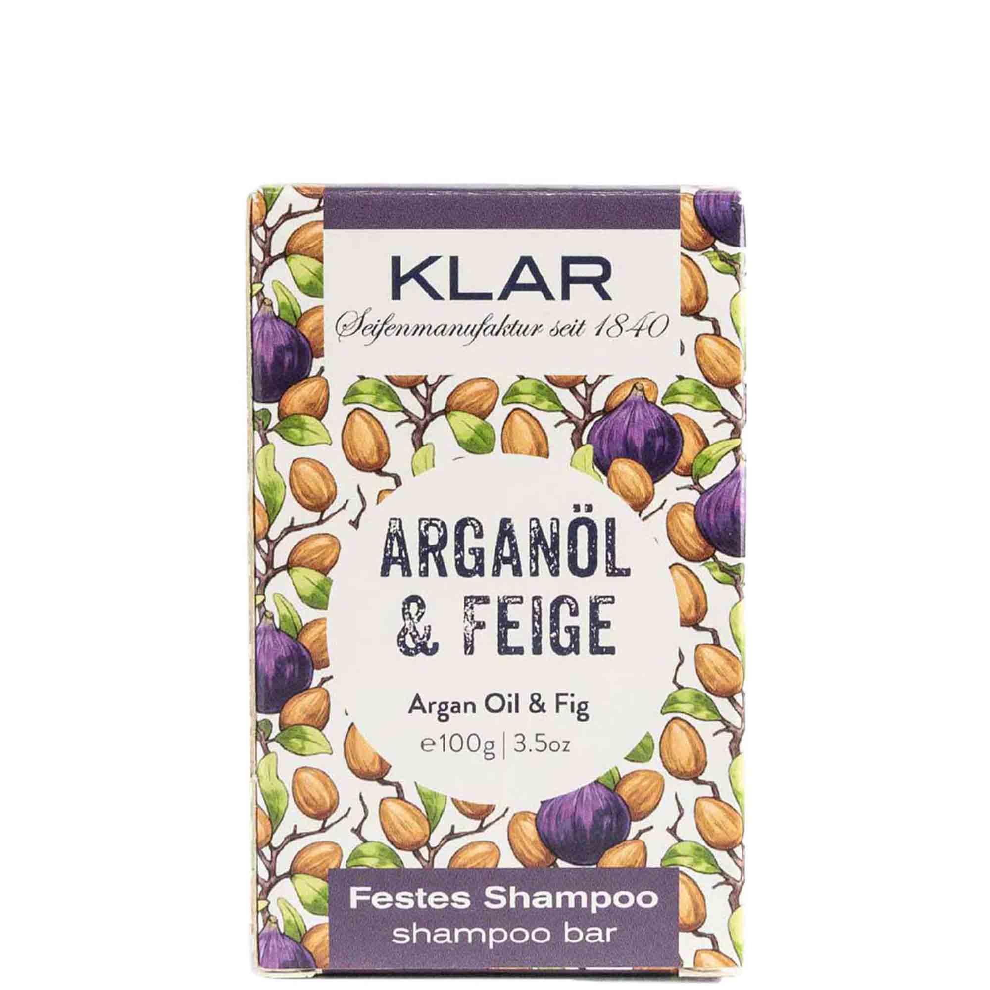 Festes Shampoo Arganöl & Feige 100g