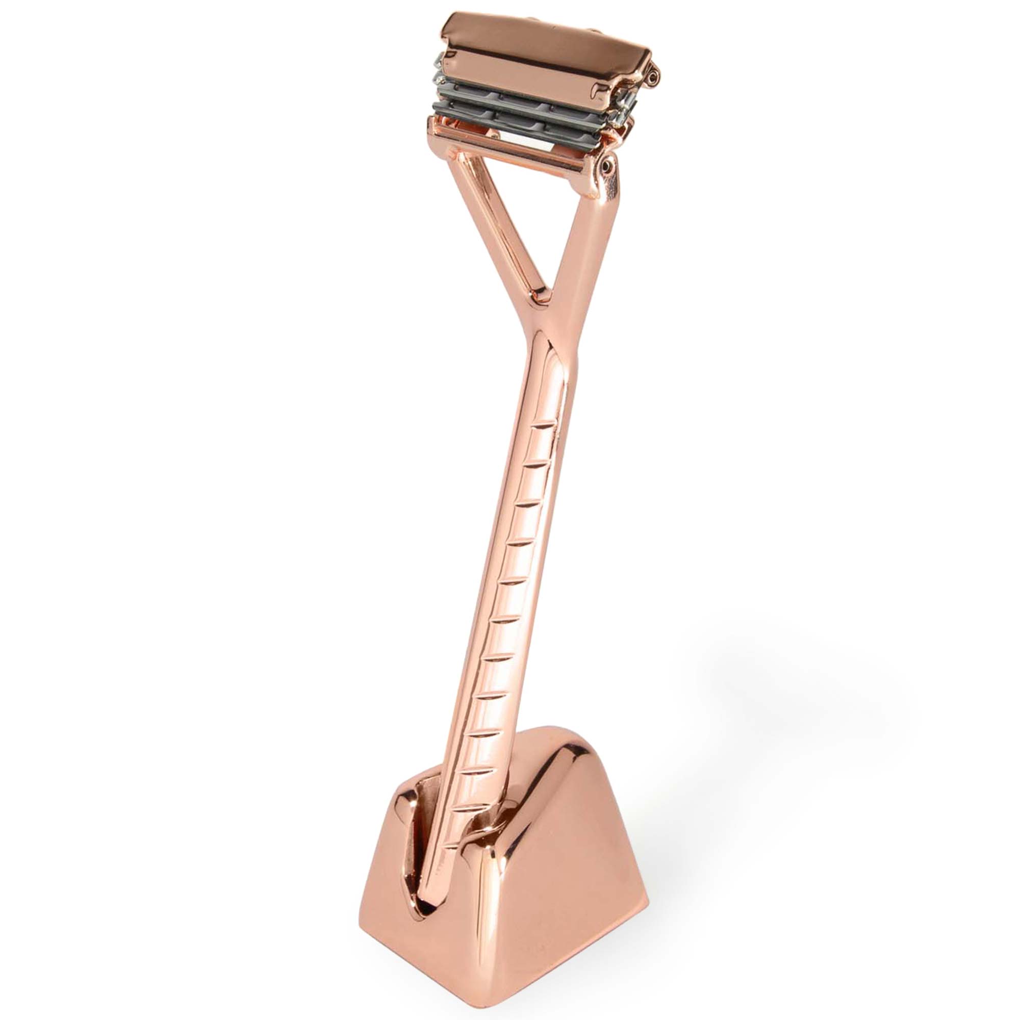 The Leaf Razor Stand - Roségold