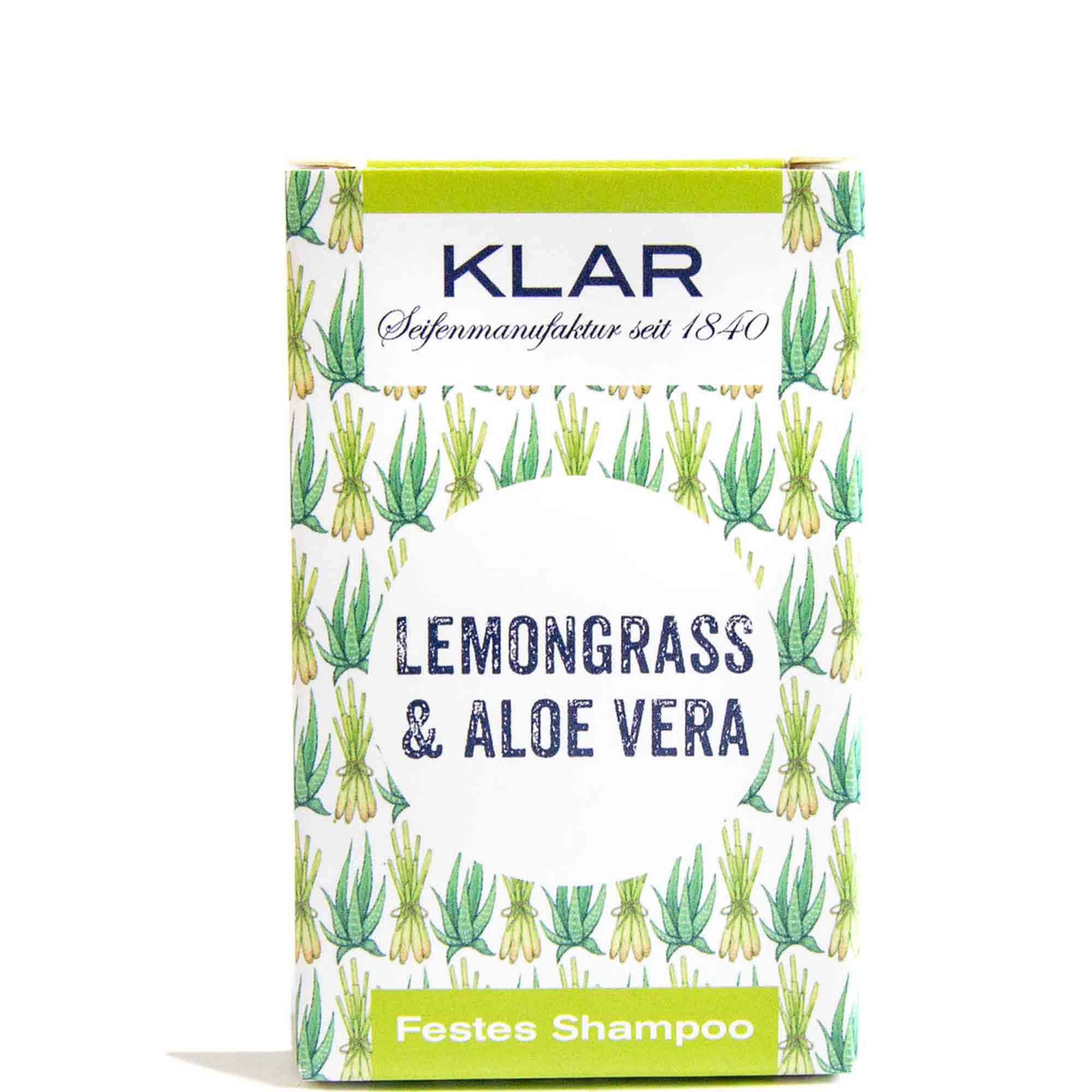 Festes Shampoo Lemongrass & Aloe Vera 100g
