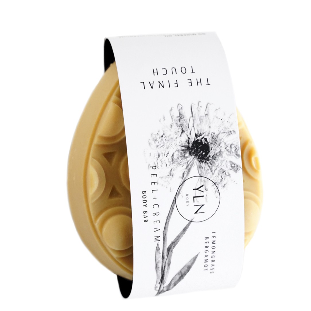 YLN Body Bar Peel + Cream Lemongras Bergamotte 85g