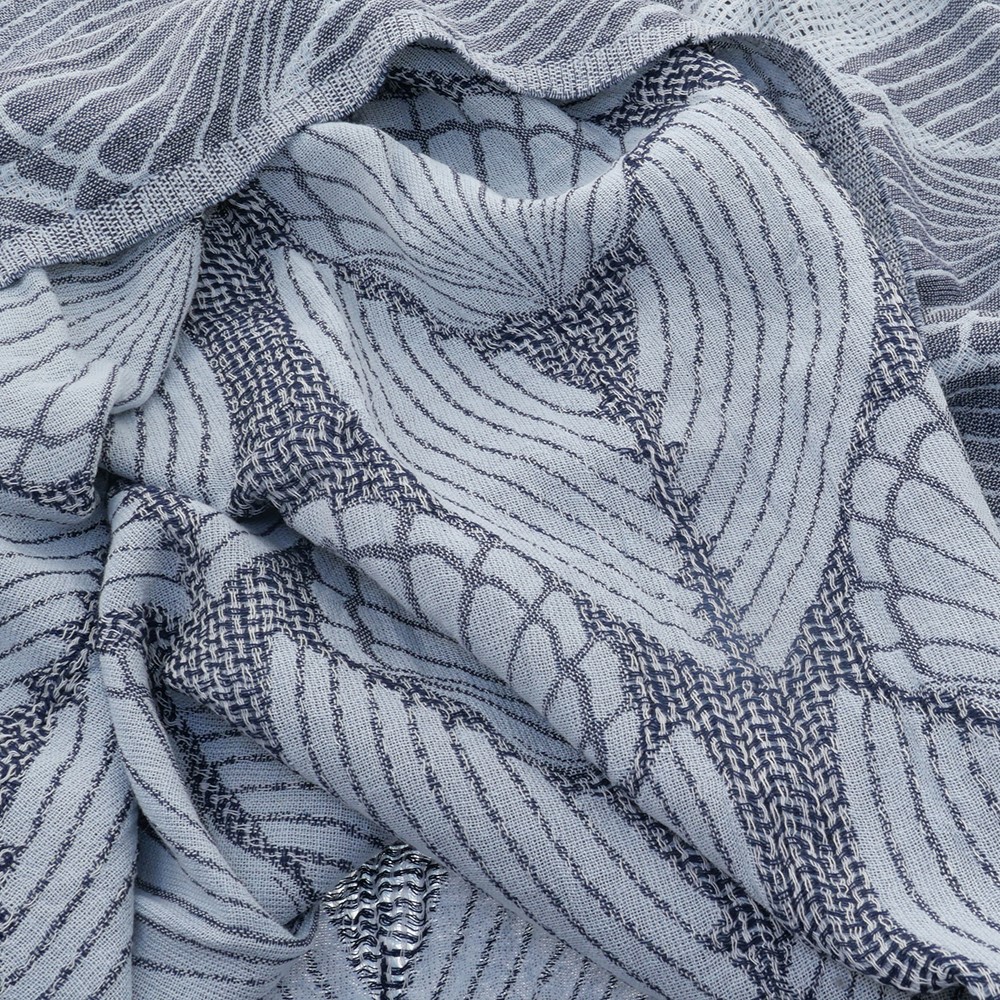 Hamam Badetuch Muschel anthrazit