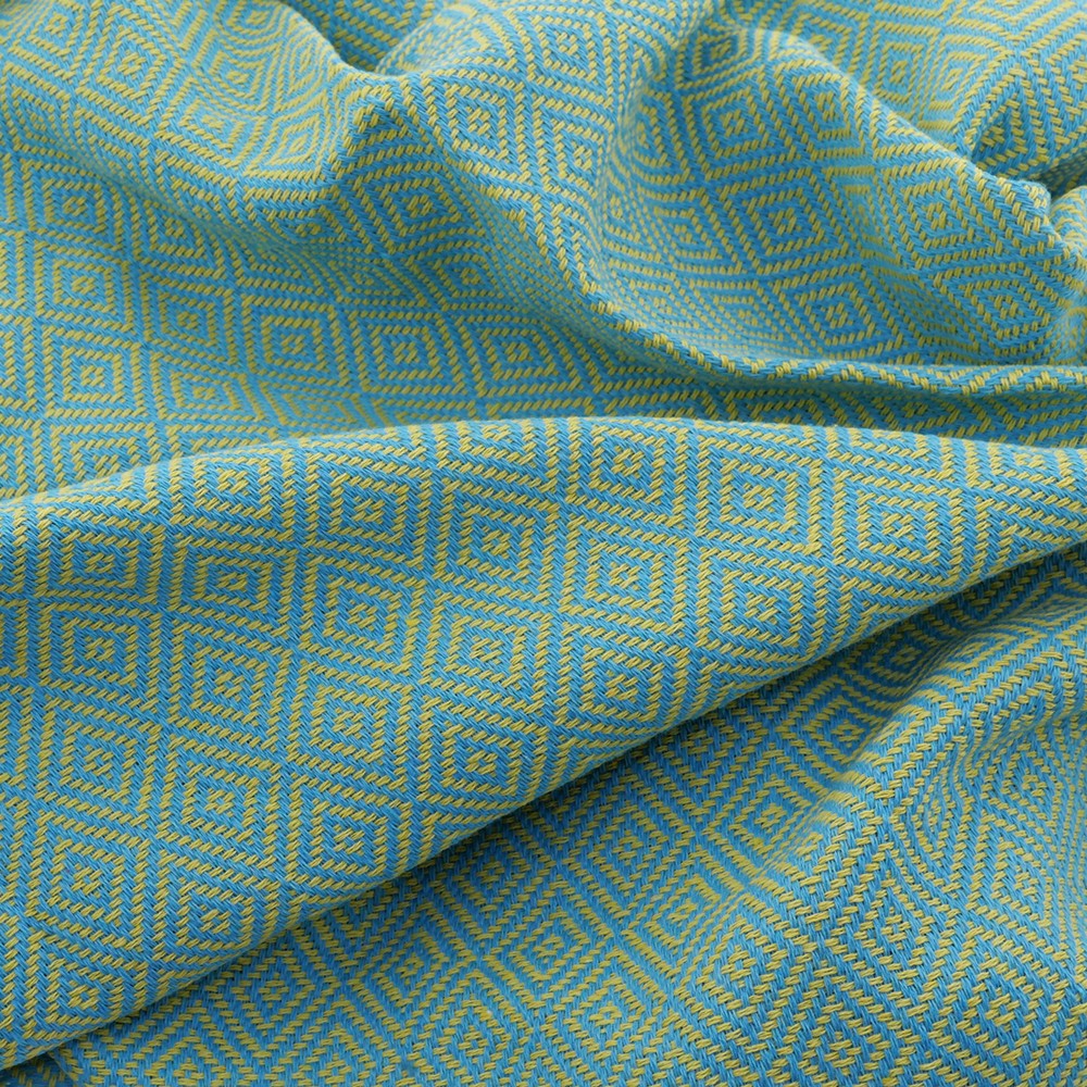 Hamam Badetuch Elmas Summer türkis-gelb