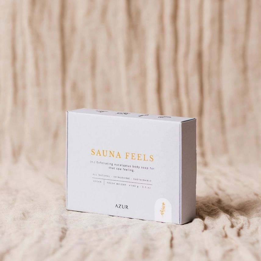 SAUNA FEELS Peelingseife, 100g