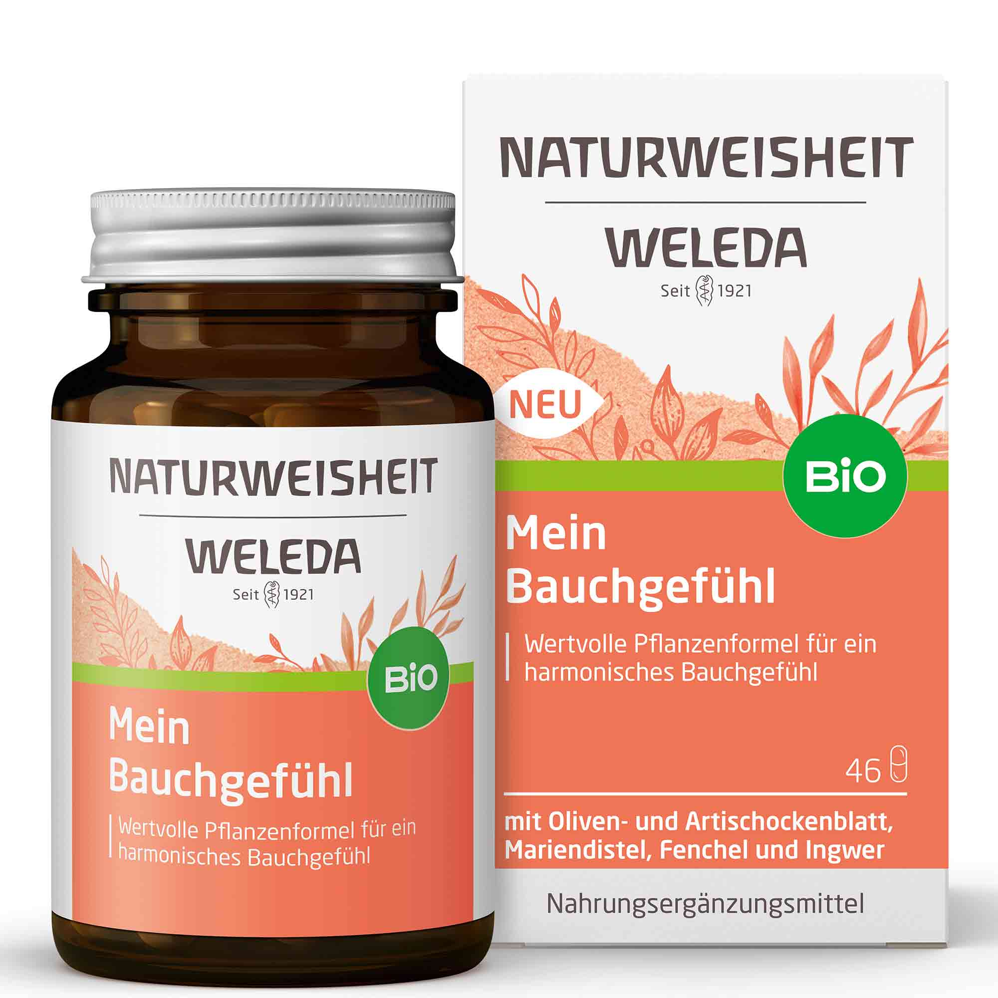 NATURWEISHEIT Mein Bauchgefühl, 46 Kapseln