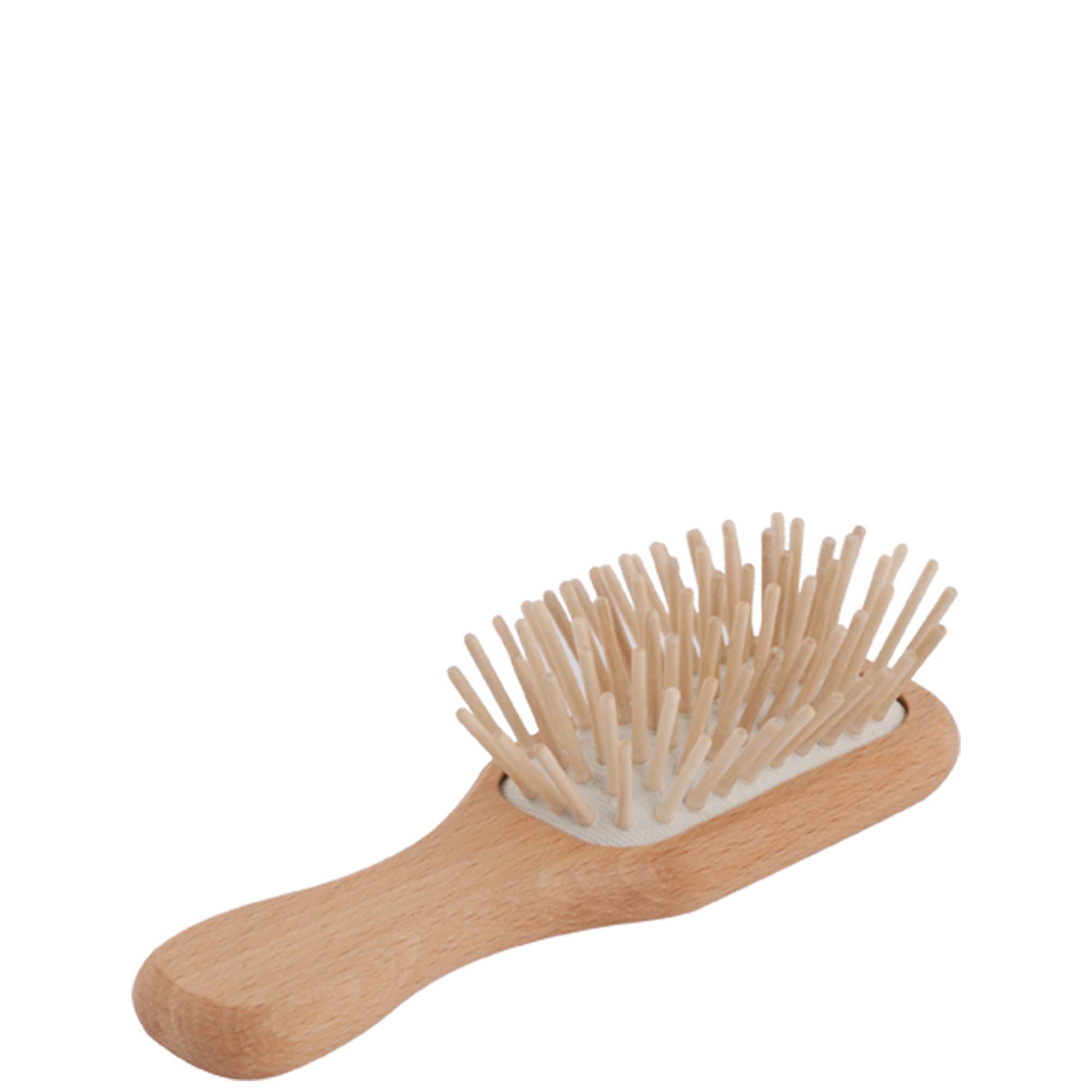 Taschen-Holzhaarbürste, Buche