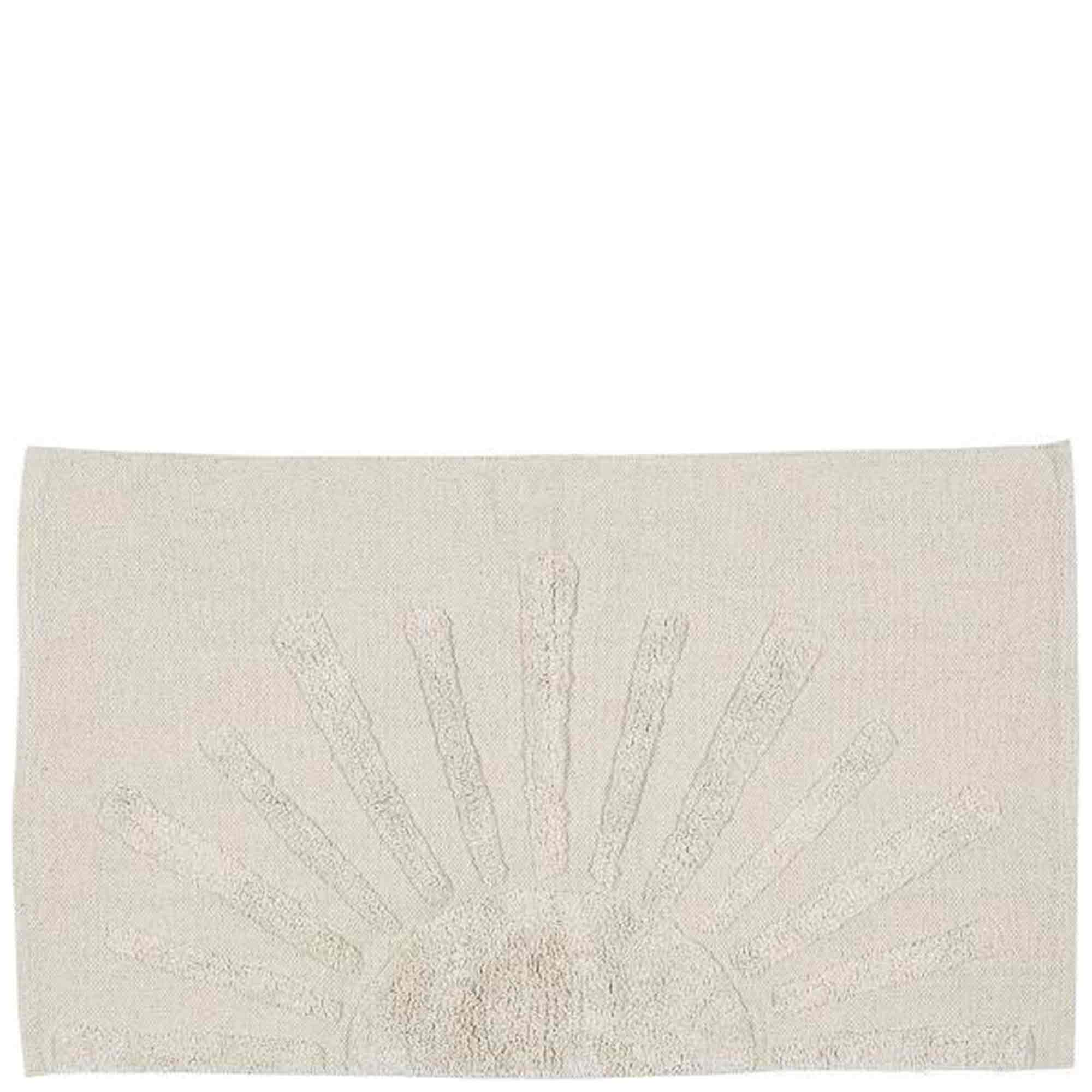 Baumwollteppich SUN natur, oekotex, 60x90cm
