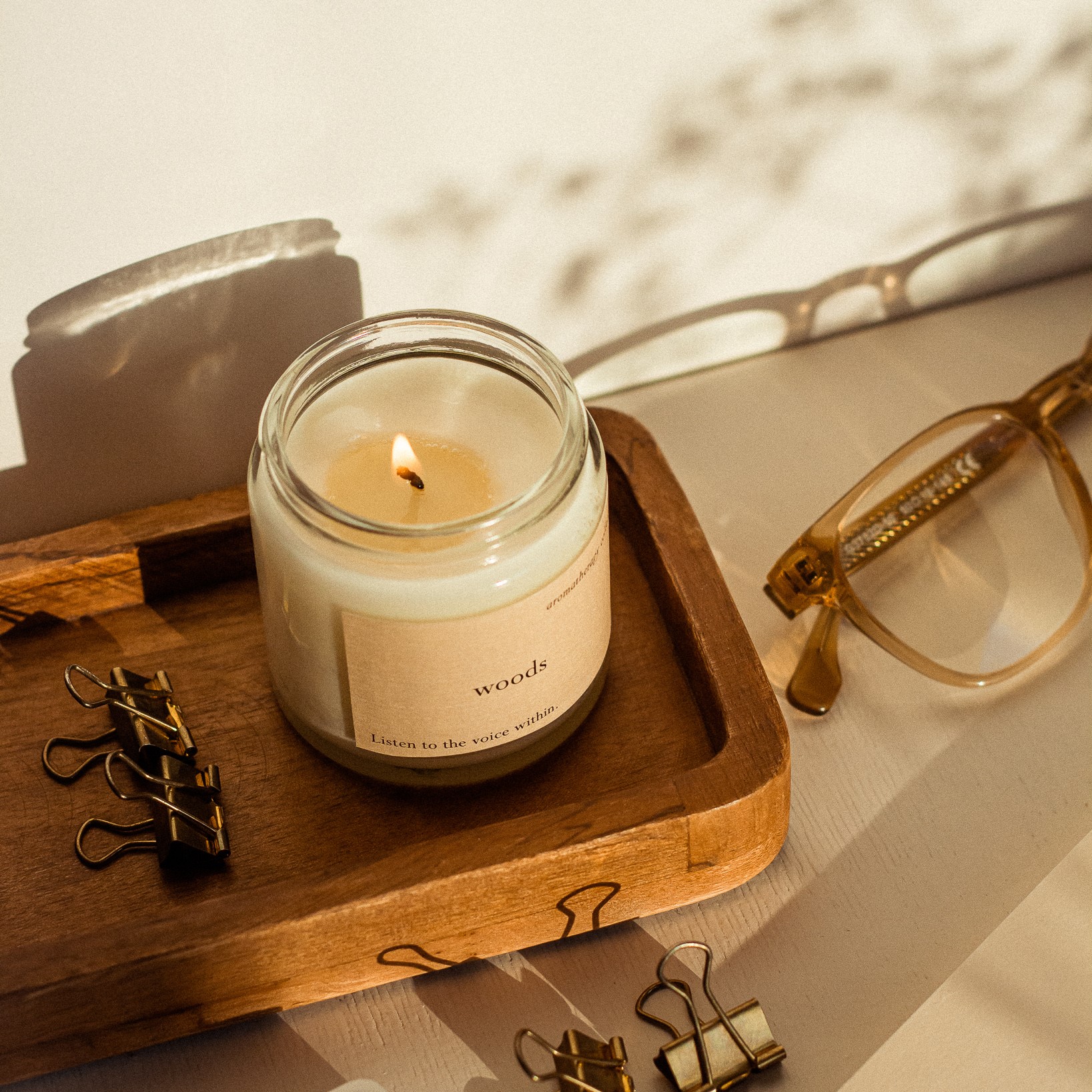 Aromakerze Woods, 100g