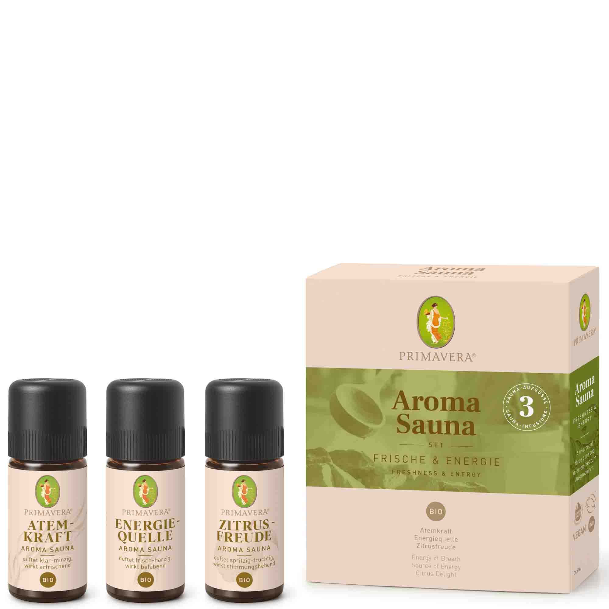 Aroma Sauna Set Frische & Energie