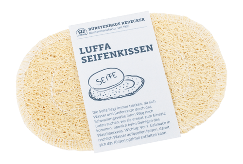 Luffa-Seifenkissen, oval