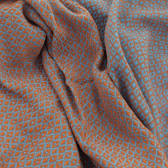 Hamam Badetuch Bird Eye special orange türkis