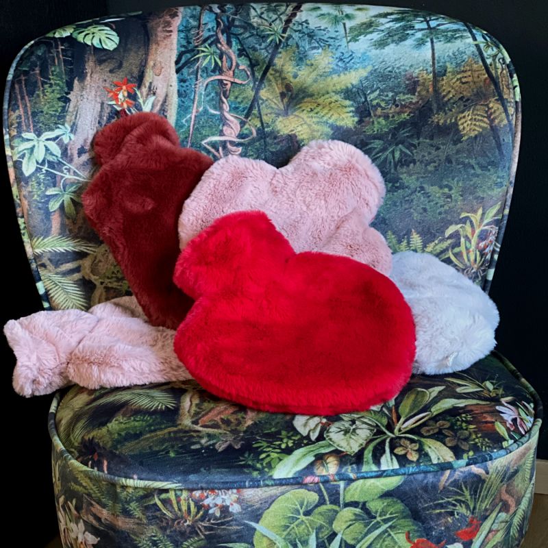 Wärmflasche Klassik 1.8 L Flausch rose